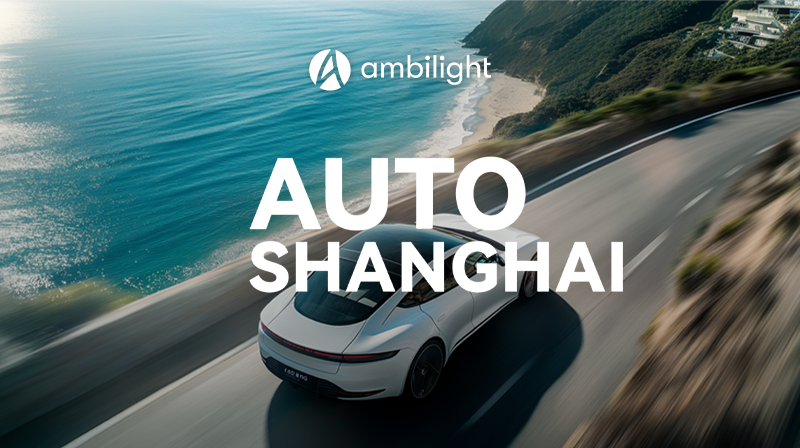 Ambilight Showcases Electrochromic (EC) Smart Dimming Rear Cabin Experience at 2025 Shanghai Auto Show